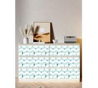 Shein 1 rollo (44,5 X 200cm) de papel pintado autoadhesivo estilo INS, de diseño fresco, DIY, grueso, impermeable y removible para decoración de pared de do