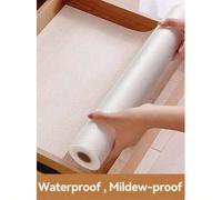 Shein 1 rollo de 11.8118" de Lineador, Liner de cajón, Linador de gabinete. Material semitransparente , impermeable, a prueba de humedad, resistente al moho
