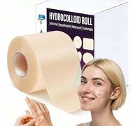 Shein 1 rollo de apósito de heridas de hidrogel, parche de hidrogel de gran tamaño con autoadhesivo, súper absorbente, flexible y resistente al agua, tamaño