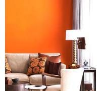 Shein 1 rollo de papel tapiz anaranjado mate de fácil instalación, autoadhesivo, de PVC, de unicolor grueso, de fácil instalación, desprendible, adecuado pa