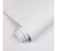 Shein 1 rollo de papel tapiz autoadhesivo de PVC mate de unicolor, papel tapiz extraíble y a prueba de agua, papel de contacto de vinilo para encimeras de c