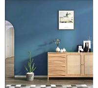 Shein 1 Rollo de papel tapiz autoadhesivo de unicolor, decoración de dormitorio azul, papel tapiz impermeable y resistente al aceite, adecuado para pared, z
