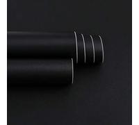 Shein 1 rollo de papel tapiz autoadhesivo de unicolor negro de 15.7 in x 196.8/118.1/39.3 in, superficie mate opaca de PVC, resistente al agua, fácil de lim
