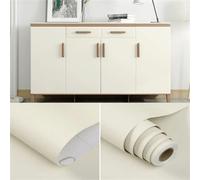 Shein 1 rollo de papel tapiz de unicolor y simple, con superficie mate, papel tapiz autoadhesivo, es decir, pelable y pegable, utilizado para encimeras, arm