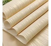 Shein 1 rollo de papel tapiz moderno y minimalista, de tela no tejida gruesa y transpirable, con rayas de unicolor, para cubrir toda la pared del dormitorio