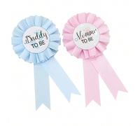 Shein 1 set/2 piezas Mamá Futura/Papá Futuro Insignia, Insignia para Madre/Padre Expectante para Baby Shower, Decoraciones Familiares y Regalos de Baby Show