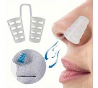 Shein 1 Set/4 Tamaños Dispositivo Anti-Ronquidos, Dilatador Nasal de Silicona para Ayudar a Dormir, Respira Mejor, Mejora la Calidad del Sueño