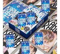 Shein 1 set/55 piezas Nuevo Merchandising de Fandom KARMA, que incluye tarjetas pequeñas, pósters, tarjetas LOMO, impresión de alta definición a doble cara,