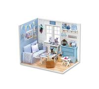 Shein 1 set Bloques de construcción de madera, juguete educativo con diseño de casa moderna para decoración de habitación con manualidades