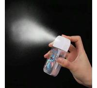 Shein 1 Set, Botellas de spray portátiles del tamaño de una tarjeta con diseño de Stitch de Disney - Contenedor de viaje compacto y transparente con tapa bl