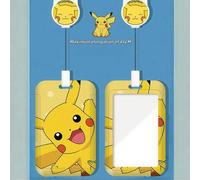 Shein 1 Set, Cordón Pikachu + Soporte para fotografía del campus [ized], Tarjeta de papelería para estudiantes, Tarjeta para autobús de cuerda, Llavero de c
