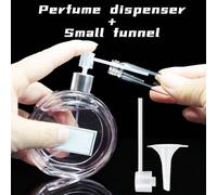 Shein 1 set de distribuidor de bomba de perfume, que incluye cuentagotas, bomba de subpaquete y embudo. Es una herramienta necesaria para el subempaquetado