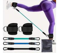 Shein 1 Set de Equipos de Fitness para Potencia Explosiva de Tobillo, que incluye Aro Elástico para Tobillo, Banda de Resistencia para Cadera y Pierna, Band