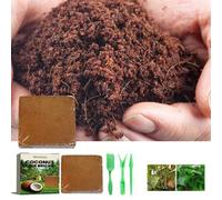Shein 1 set de ladrillos de sustrato nutritivo de fibra de coco, fórmula compuesta natural de fibra de coco, apto para plantas en maceta, césped, promueve e
