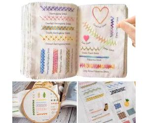 Shein 1 Set de Libro de Costura (Adecuado para Principiantes), Kit de Herramientas de Bordado (Incluye Tutoriales de Patrones), Kit de Herramientas de Costu