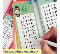 Shein 1 Set de Tarjetas Didácticas de Matemáticas para Niños, que incluyen Tarjetas de Aprendizaje de Suma, Resta, Multiplicación y División, Juguetes Educa