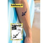 Shein 1 Set de "Tiburón" Nuevas Calcomanías de Tatuaje Temporal, Tatuaje Semipermanente Lindo, Arte Corporal de Mujer, Tatuaje Falso, Resistente al Agua y D