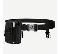 Shein 1 Set Deportes al aire libre Cinturón táctico 2 en 1 - Nailon, Hebilla ajustable, Adecuado para supervivencia, Uso táctico, Equipo táctico