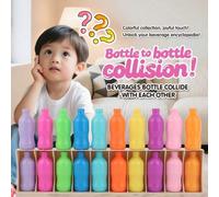 Shein 1 Set "Juego de Adivinanza de Color a Juego con Botellas de Bebida" Juego de Memoria y Entrenamiento Padres-Hijos, Juguetes para Niños