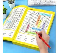 Shein 1 Set Juego de Búsqueda del Tesoro de Ortografía Básica, Práctica de Reconocimiento de Letras A-Z, Adecuado para Preescolar y Jardín de Infantes | Cua