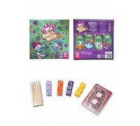 Shein 1 set, Juego de cartas "¡Virus! Rodar y escribir" - Desafío estratégico de lanzamiento de dados y escritura para adolescentes y adultos, juego de mesa