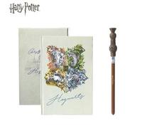 Shein 1 Set Oficialmente con Licencia de Harry Potter Hermione Granger Cuaderno Varita Bolígrafo Diseño de Poción Multijugos Personaje Mágico Caprichoso Esc