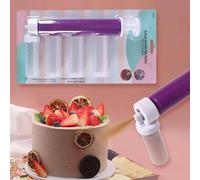 Shein 1 Set Pistola de rociado manual para decorar pasteles, Herramienta de decoración de rociado de masa para hornear DIY, Kit de pistola de rociado para p
