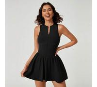 Shein 1 Set Vestido deportivo sin costuras para mujer para correr, fitness, tenis, pickleball, golf, primavera/verano
