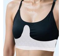 Shein 1 Sujetador deportivo para mujer con almohadilla absorbente lavable y reutilizable. Lavar a mano/limpiar en seco. Diseño de unicolor con soporte de pe