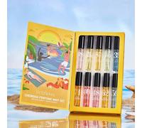 Shein 10/1 Set de 5ml/10ml Caja de regalo de edición limitada Bruma de fragancia de playa de Brasil, aroma de verano único, set elegante de aromaterapia, es