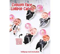 Shein 10/25/50/100/150 piezas, Papel fotográfico de forma irregular personalizado, Tarjetas de inserción personalizables para bebé/jefe - Diseños personaliz