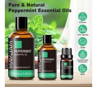 Shein 10/30/100ml Aceite Esencial de Menta Piperita, MAYJAM 1 Botella de Aceite de Menta Piperita Premium, Apto para Difusor de Aromaterapia, Humidificador,