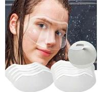 Shein 10/50/100 piezas Máscaras desechables de protección ocular para teñir el cabello, Máscaras desechables transparentes de protección ocular, Adecuadas p