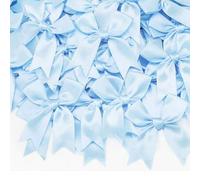 Shein 10/50 piezas Grandes lazos de cinta para manualidades, lazos con forma de cola para envolver regalos, decoración de fiesta en colores surtidos, lazos