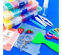 Shein 10 colores 1000 piezas Paquete de accesorios estándar / 15 colores 1500 piezas Paquete de accesorios de lujo, Recarga de cuentas de 10 colores/24 colo