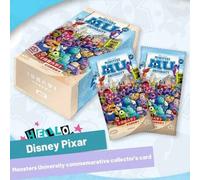 Shein 10 paquetes/caja Edición Deluxe de Monsters University de Disney | Cartas de anime, producto exitoso, juego de cartas, accesorios navideños, regalo de