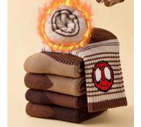 Shein 10 pares de calcetines de Marvel para niños, calcetines gruesos y cálidos de superhéroe Spider-Man para niñas, calcetines de dibujos animados coreanos