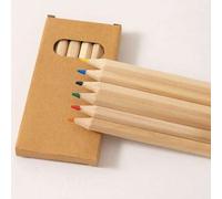 Shein 10 piezas/15 piezas/20 piezas Lápices de colores mini de 3.5 pulgadas, lápices de colores gruesos preapuntados de 6 colores diferentes al por mayor pa