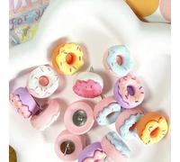 Shein 10 piezas/20 piezas Chinchetas decorativas de colores aleatorios, alfileres de empuje en forma de rosquilla para pared de fotos, pared especial, pizar