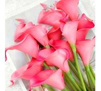 Shein 10 piezas/4 piezas Ramo de flores de lirio de Cala artificiales, flores falsas, adecuadas para fiestas, jardín, sala de estar, dormitorio, escritorio,