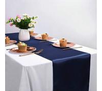 Shein 10 piezas Caminos de mesa rectangulares (275*30CM), Mantel de satén premium, Adecuado para bodas, fiestas de cumpleaños, banquetes, ceremonias de grad