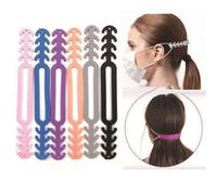Shein 10 piezas Correa extensora de mascarilla - Sujeción ajustable y soporte para máscaras - Broche de extensión para un ajuste cómodo y