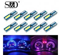 Shein 10 piezas de bombilla Led T5 Canbus W3W 74 286 W1.2W luces interiores súper brillantes para Automóvil, lámpara de tablero de instrumentos de advertenc