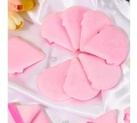 Shein 10 piezas de esponjas de maquillaje triangulares reutilizables, herramientas de maquillaje multiusos para base de maquillaje, corrector, BB cream, pro