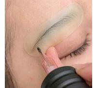 Shein 10 piezas de pegatinas de práctica de cejas de silicona - Piel simulada de maquillaje semipermanente, pegatinas de entrenamiento de cejas naturales, p