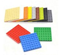 Shein 10 piezas de placas base de bloques de construcción de 8x8 puntos, de doble cara, compatibles con 41539, juguete de ladrillos DIY para niños