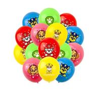 Shein 10 piezas Decoraciones de fiesta de cumpleaños de Patrulla Canina Conjunto de globos de Skye Decoraciones de fiesta Decoración de globos de cumpleaños