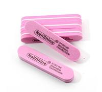 Shein 10 piezas Limas de uñas de 100/180 granos, Suministros para uñas, Herramientas para uñas, Herramientas para arte de uñas, De vuelta a la escuela, Uñas