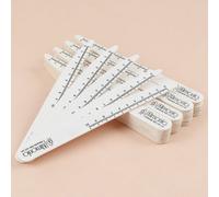 Shein 10 piezas Limas de uñas de 100/180 granos, Suministros para uñas, Herramientas para uñas, Herramientas para arte de uñas, De vuelta a la escuela, Uñas