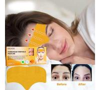 Shein 10 piezas Parche para arrugas de la frente con colágeno y proteína para eliminar arrugas, mascarilla facial reafirmante para la frente, pegatinas de c